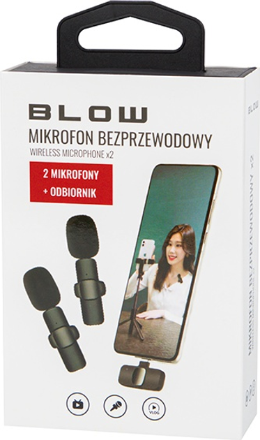 Mikrofon Blow USB-C (2-pack) (33-070#) - obraz 4