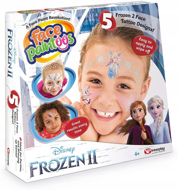Набір для створення татуювань Disney на обличчі FROZEN 2 FAC-40158 (5026175192017) - зображення 1