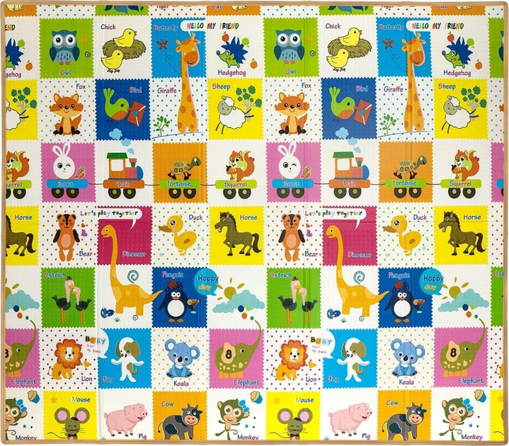 Килимок ігровий Milly Mally Play Colourful Animals T1 (5907090700641) - зображення 3