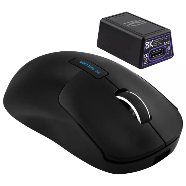 Беспроводная игровая компьютерная мышь Proove Gaming RC Raider 8K 2.4GHz + BT + USB, 6 кнопок, 32000DPI, 500 мАч black - изображение 8