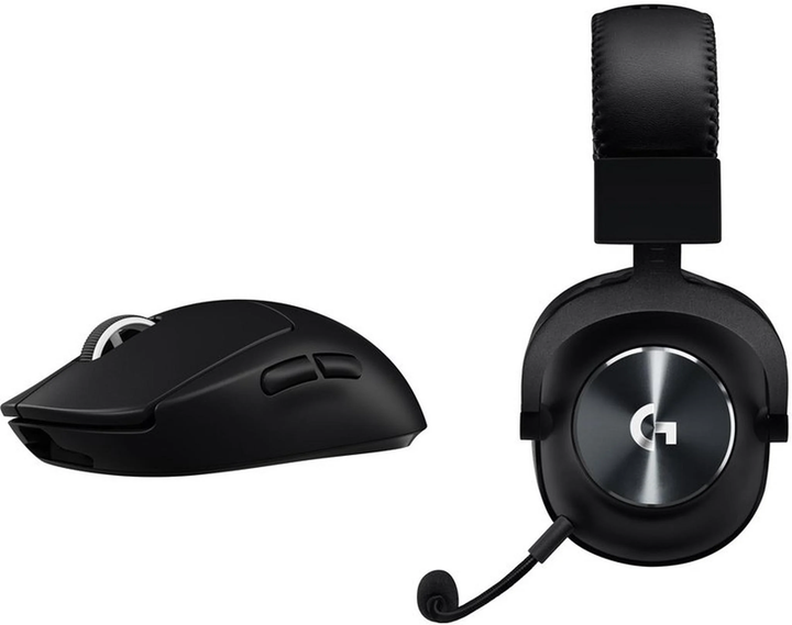 Навушники Logitech G PRO X Lightspeed + миша G Pro X Superlight Wireless Black (47265898) - зображення 2