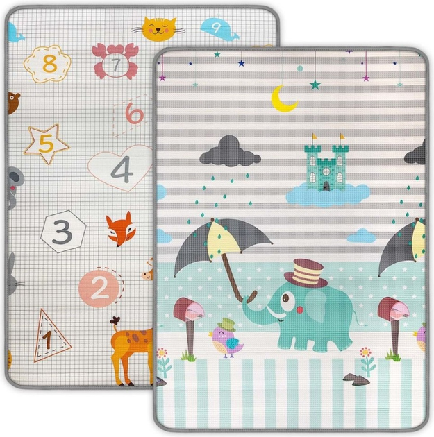 Mata piankowa Milly Mally zwijana Kinder Digits and Elephant Milly Mally (5901761128093) - obraz 1