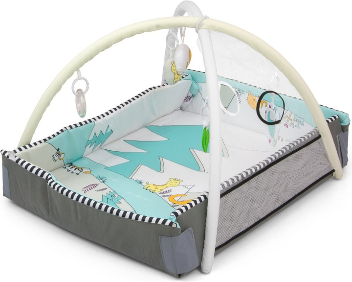 Mata edukacyjna sensoryczna dla niemowląt Milly Mally Lolly Elephant 5 w 1 (5901761126204) - obraz 4