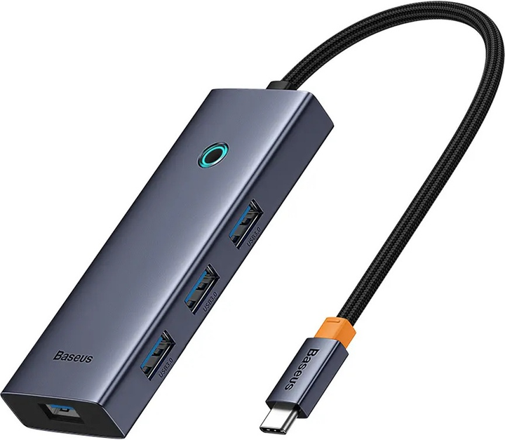 USB-хаб Baseus UltraJoy 6-Port Grey (B00052807813-01) - зображення 2