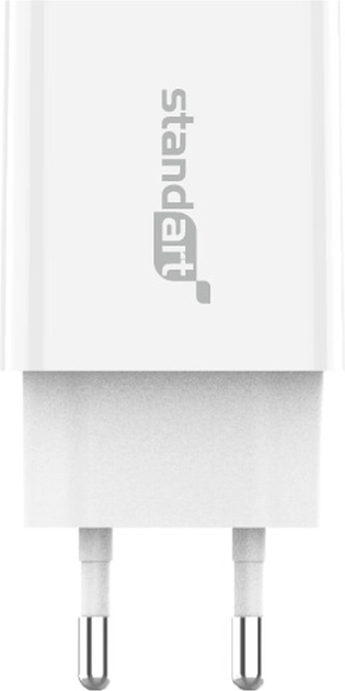 Мережевий зарядний пристрій Standart GT-RJ331 White - зображення 1
