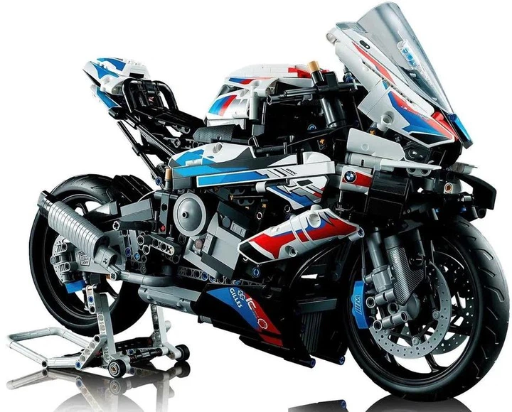 Конструктор Мотоцикл BMW M 1000 RR 1920 деталей в масштабі 1:5 (У крафтовій упаковці) - зображення 2