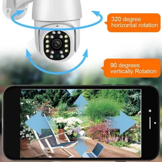 Беспроводная камера видеонаблюдения V6-Wi-Fi APP ycc365 plus 9082 - Фото 6 Беспроводная камера видеонаблюдения V6-Wi-Fi APP ycc365 plus 9082 - изображение 6