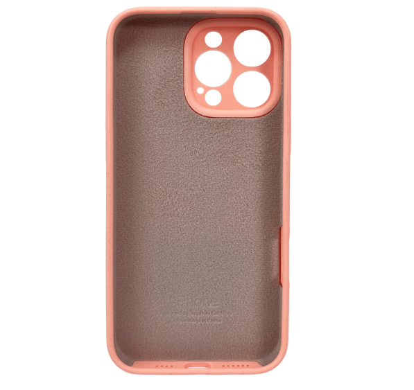 Защитный чехол-накладка Silicone Full Case AA Camera Protect для Apple iPhone 16 Pro Grapefruit (FullAAi16P-37) - изображение 2