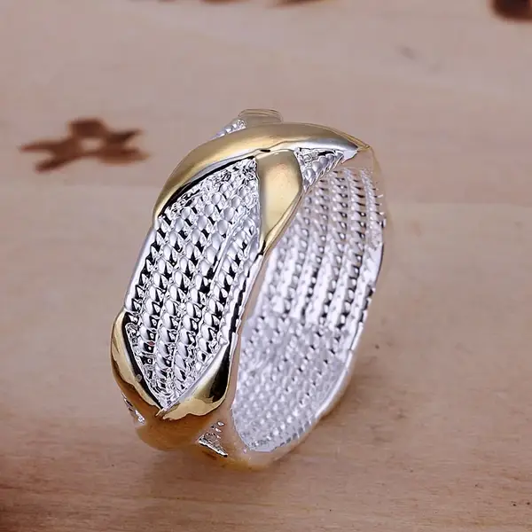 Шикарное широкое кольцо X перстень унисекс стерлинговый серебристый - изображение 3