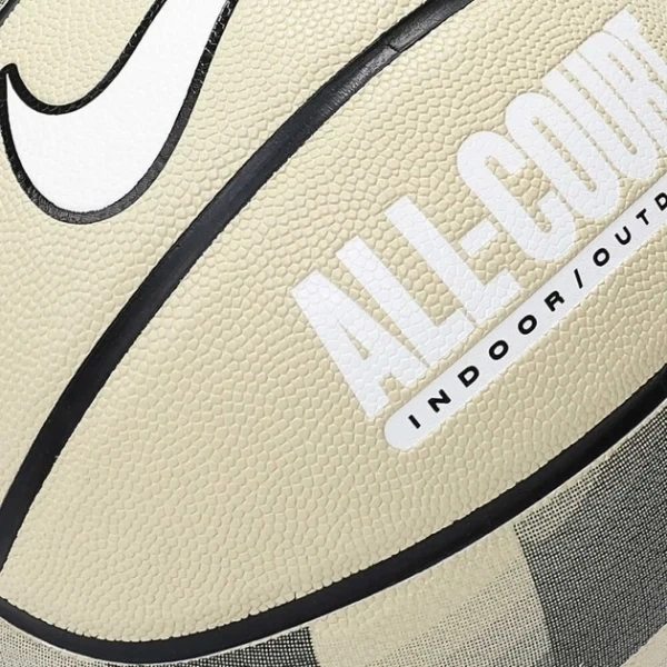 Баскетбольный мяч Nike EVERYDAY ALL COURT 8P GRAPHIC DEFLATED бежево-черный N.100.4370.703.07 Размер EU: 7 - изображение 6