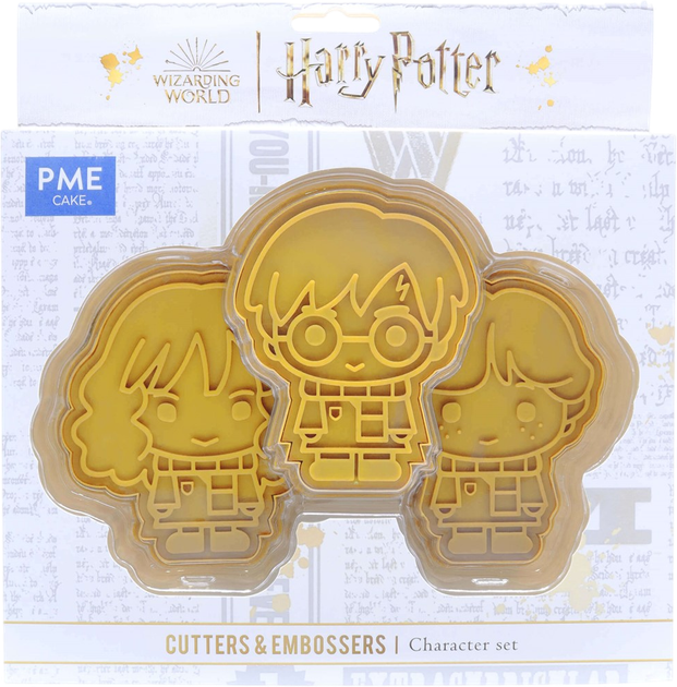 Набір формочок для печива та цукрової маси PME Harry Potter 3 шт (5060543488463) - зображення 1