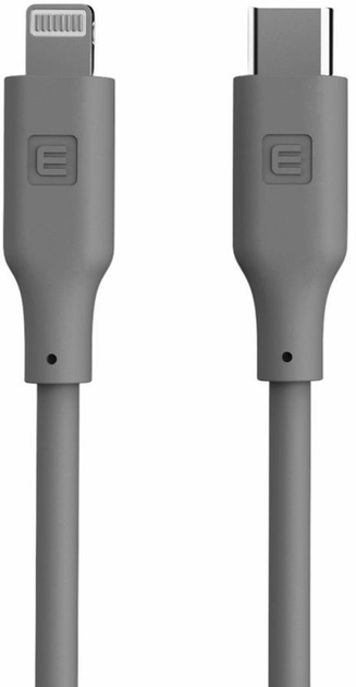 Kabel Evelatus USB Type-C – Lightning 1.2 m Grey (MFI10CLG) - obraz 1