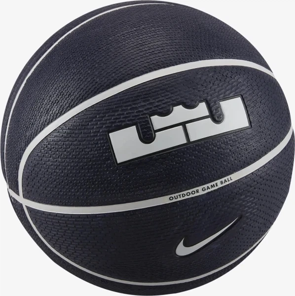 Баскетбольный мяч Nike PLAYGROUND 2.0 8P L JAMES DEFLATED антрацитовый N.100.4372.506.07 Размер EU: 7 - изображение 4