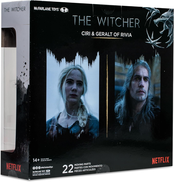 Фигурки МакФарлейн Ведьмак Геральт и Цири из Ривии 18см McFarlane Witcher Ciri Geralt 13813 - изображение 5