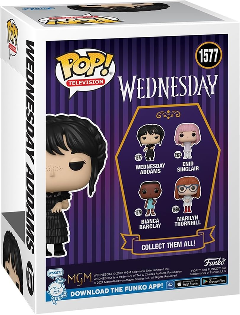 Фигурка Фанко поп! Венсдей Аддамс Funko Pop! Wednesday Addams 33165 - изображение 3