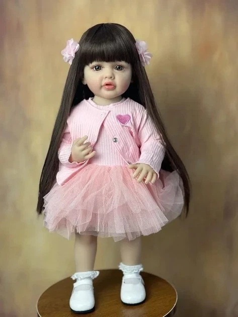 Реалистичная кукла Реборн 55 см полностью силиконовая Doll Reborn Baby К0100208.1 - изображение 2