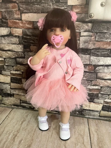 Реалистичная кукла Реборн 55 см полностью силиконовая Doll Reborn Baby К0100208.1 - изображение 8