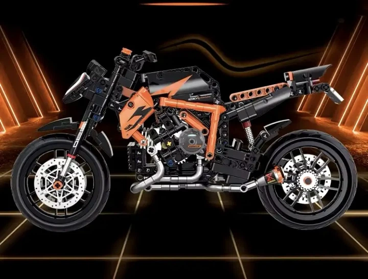 Мотоконструктор Raceforge KTM Super DUKC совместим с LEGO лего - изображение 3