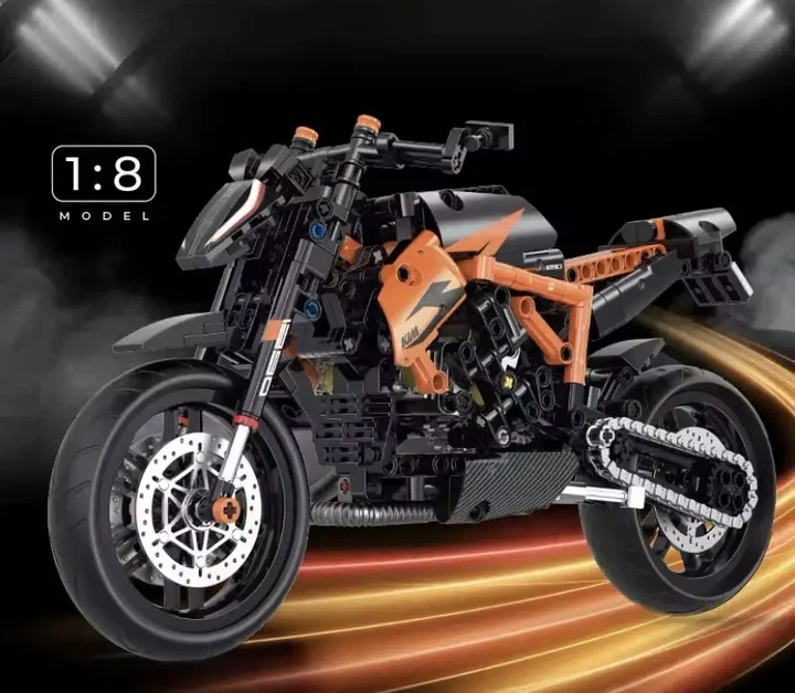 Мотоконструктор Raceforge KTM Super DUKC совместим с LEGO лего - изображение 5