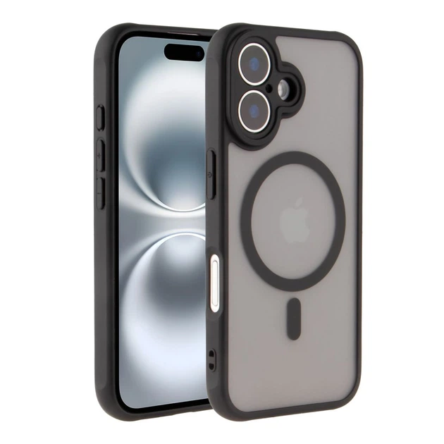 Чохол TPU+PC Anti Drop Full Camera with MagSafe для iPhone 16 Plus Колір Black - изображение 2