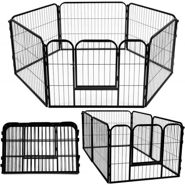Kojec dla zwierząt SPRINGOS 165x84x60 cm (5907719433370) - obraz 2