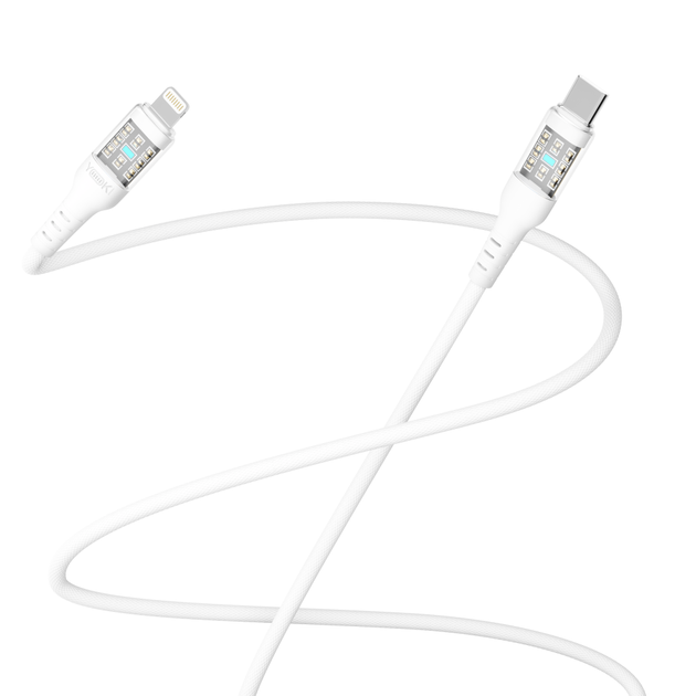 Кабель для зарядки и обмена данными USB YOKI YK-CY23 CYBER Series Type-C to Lightning 30W (3A/10V) 1.2m Черный - Фото 10 Кабель для зарядки и обмена данными USB YOKI YK-CY23 CYBER Series Type-C to Lightning 30W (3A/10V) 1.2m Черный - изображение 10