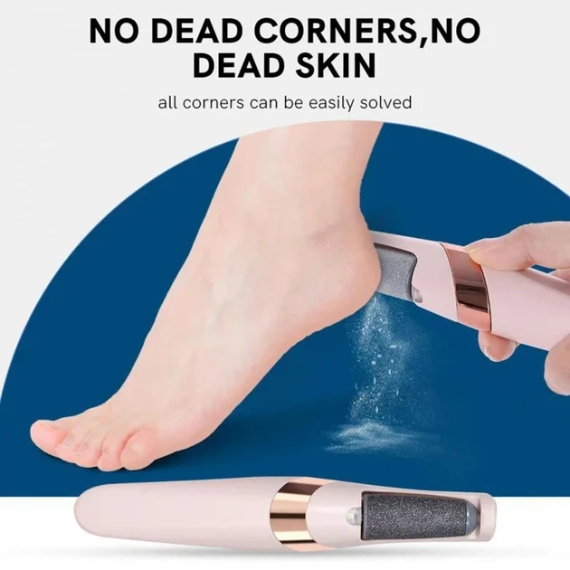 Електрична пемза для ніг з 2 насадками Wanhengda Pedi Electronic - зображення 6