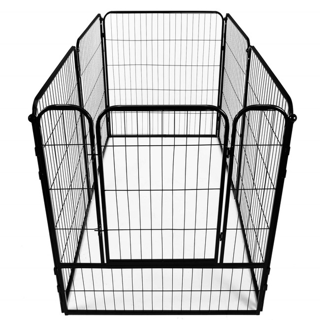Kojec dla zwierząt SPRINGOS 184x94x100 cm czarny (5907719433677) - obraz 12