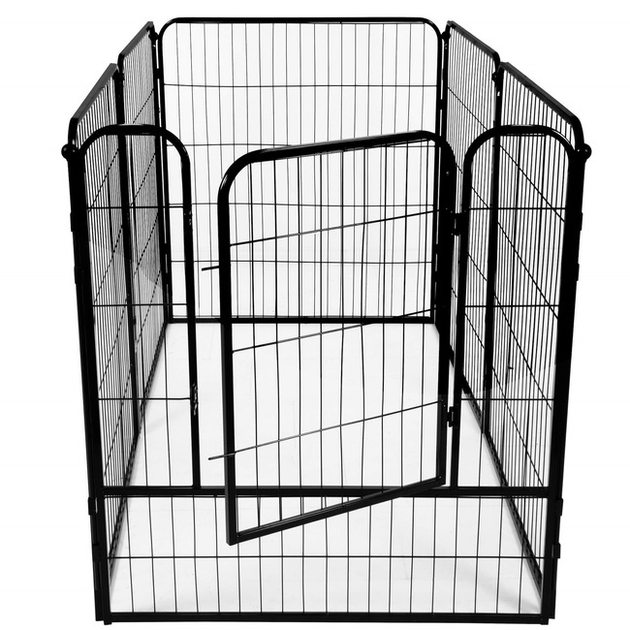 Kojec dla zwierząt SPRINGOS 184x94x100 cm czarny (5907719433677) - obraz 13