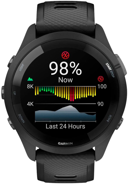 Smartwatch Garmin Forerunner 265 46mm Black/Powder Gray (753759313715) - obraz 8