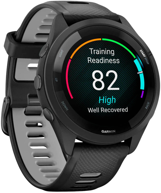 Smartwatch Garmin Forerunner 265 46mm Black/Powder Gray (753759313715) - obraz 10