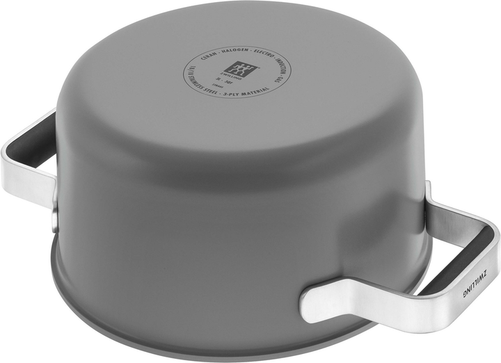Набір каструль Zwilling Pure 3 шт Сірих (4009839676109) - зображення 6