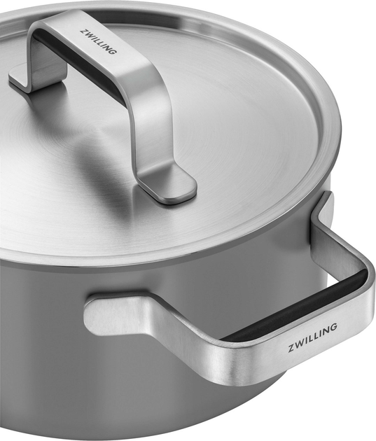 Набір каструль Zwilling Pure 3 шт Сірих (4009839676109) - зображення 8