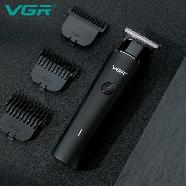 Триммер аккумуляторный для стрижки волос VGR V-933, 4 насадки - изображение 9