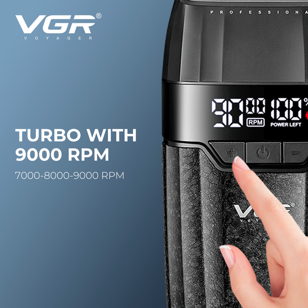 Комплект VGR 3 в 1 V-640 S3 BLACK, машинка для стрижки, триммер и электробритва шейвер - Фото 5 Комплект VGR 3 в 1 V-640 S3 BLACK, машинка для стрижки, триммер и электробритва шейвер - изображение 5