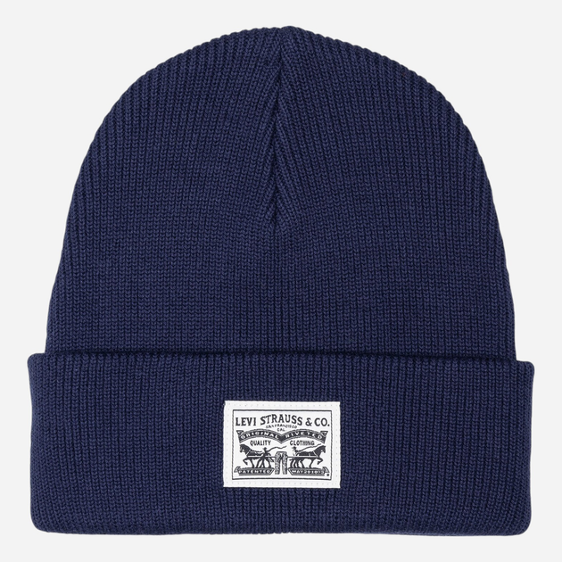 Шапка Levi`s 000J4-0004 One Size Темно-синя (7626725773697) - зображення 1