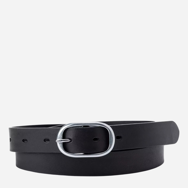 Ремінь з натуральної шкіри Levi`s 002G7-0001 105 см Чорний (7626725871102) - зображення 1