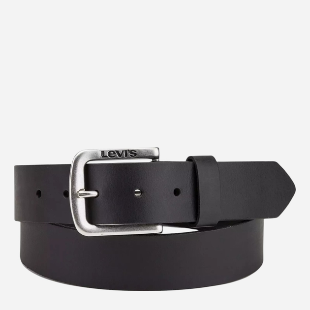 Pasek męski skórzany Levi's 38016-0033 115 cm Czarny - obraz 1