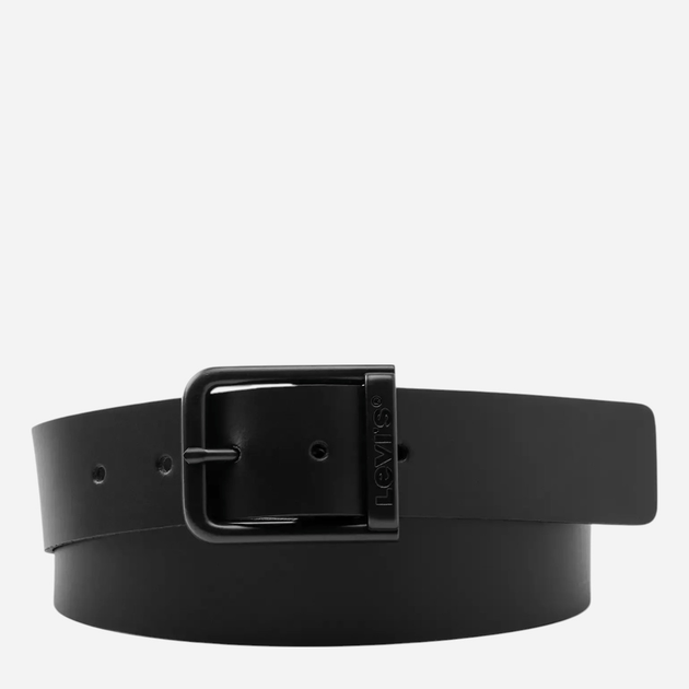 Ремінь з натуральної шкіри Levi`s 38019-0124 85 см Чорний (7613417335561) - зображення 1