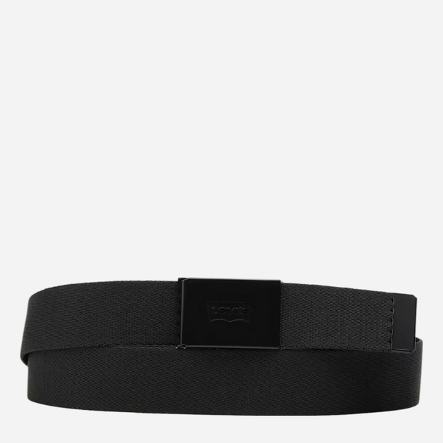 Ремінь тканинний Levi`s 38023-0030 125 см Чорний (7613417707917) - зображення 1