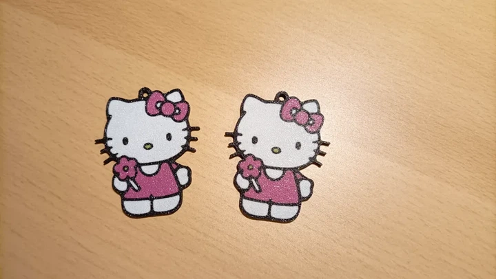 Брелок "Hello Kitty з блискітками". Aivory - зображення 2