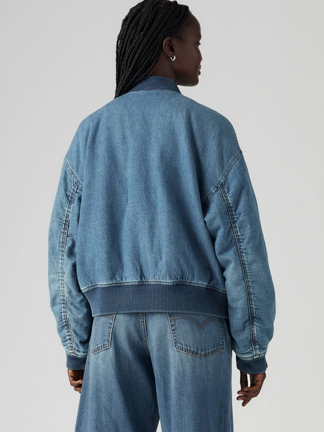 Джинсова куртка жіноча Levi`s A7262-0009 S Синя (5401157915639) - зображення 2