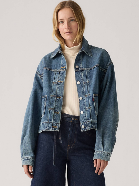 Джинсова куртка жіноча Levi`s 003NQ-0003 M Синя (5401187357515) - зображення 1