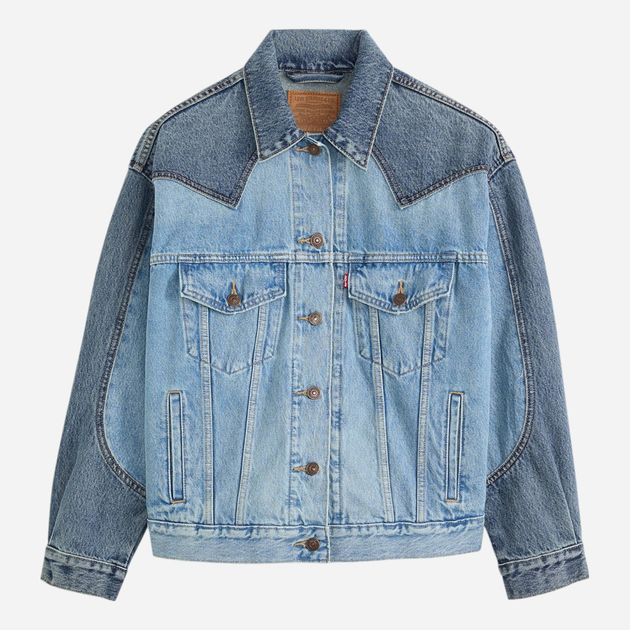 Джинсова куртка жіноча Levi`s 003RS-0000 S Світло-синя (5401187278452) - зображення 5