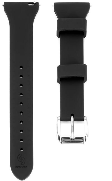 Ремінець Connect T-buckle Silicone Loop Watch Strap 22 мм Black (CONUNI22TSLB) - зображення 1