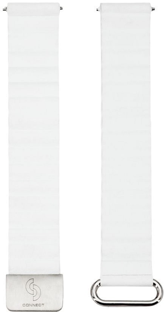 Ремінець Connect Cortical Back Buckle Magnetic Suction 20 мм White (CONUNI20CBMW) - зображення 1
