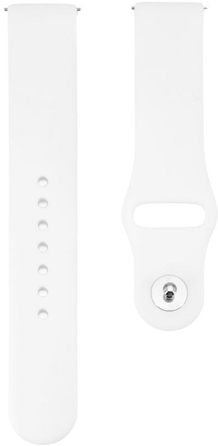 Pasek Connect Silicone Loop Watch Strap 20 mm White (CONUNI2010W) - obraz 2