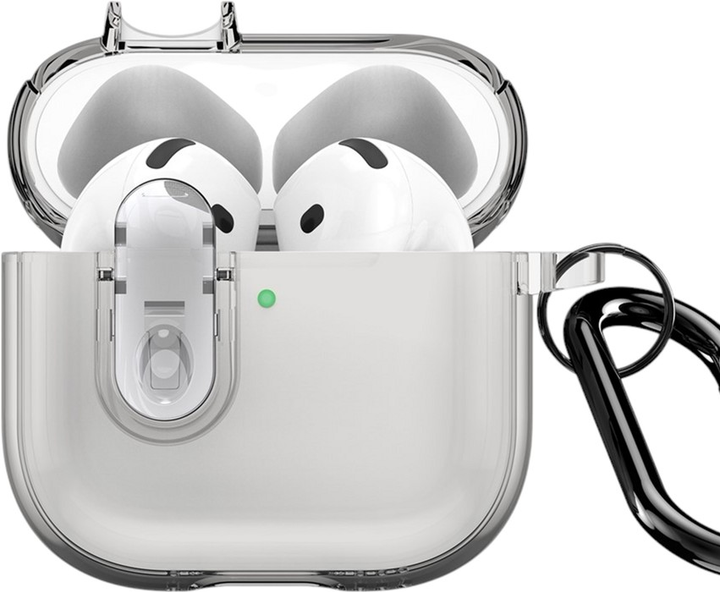 Чохол Dux Ducis PECL для Apple AirPods 4 Grey (6971824160499) - зображення 2