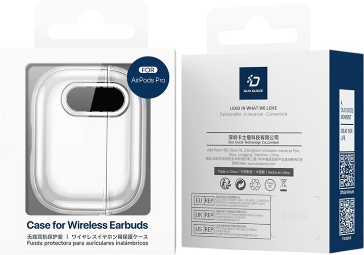 Чохол Dux Ducis PECL для Apple AirPods 4 Purple (6971824160512) - зображення 3