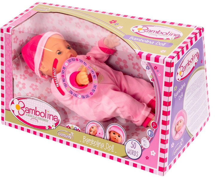 Лялька Bambolina Флора 35 см розмовляюча з аксесуарами BD310UA (4895167903105) - зображення 1